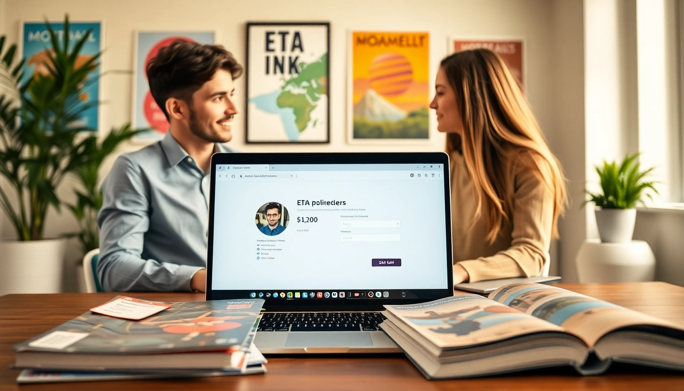 Apply for the eta application uk with a stylish workspace showing enthusiasm and organization.