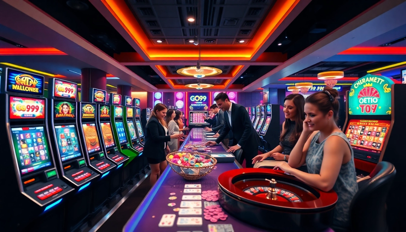 GO99 online casino featuring vibrant games and interactive dealers for an exciting gaming experience.