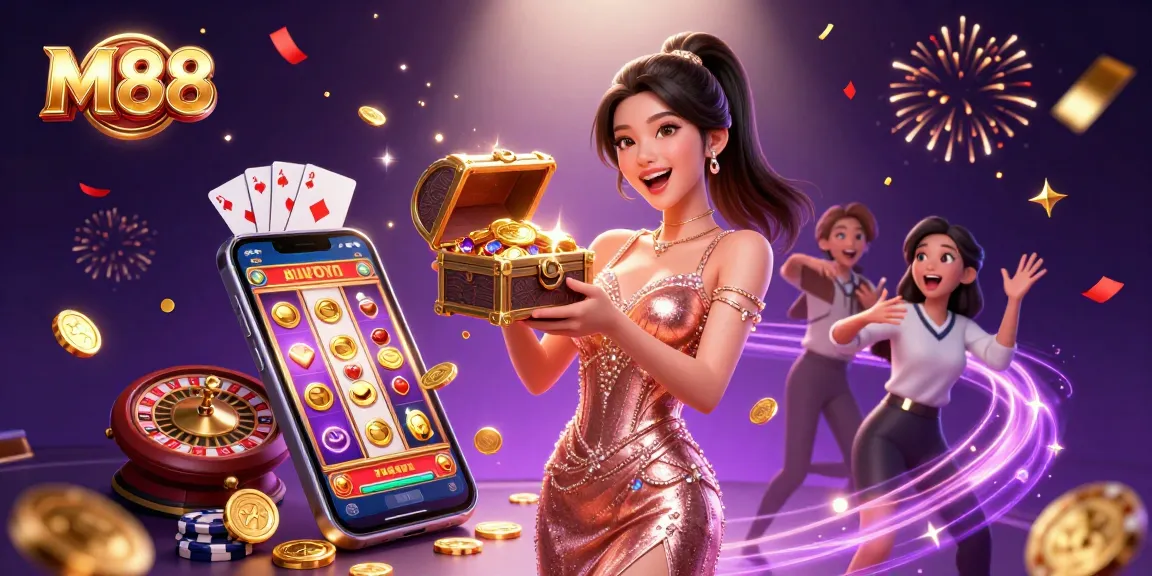 Spin the reels of M 88 for a chance to win big with stunning treasures!