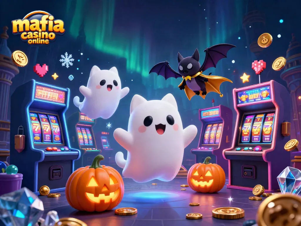 Float through a haunted casino mansion with mafia casino online themes and features, showcasing vibrant animations.